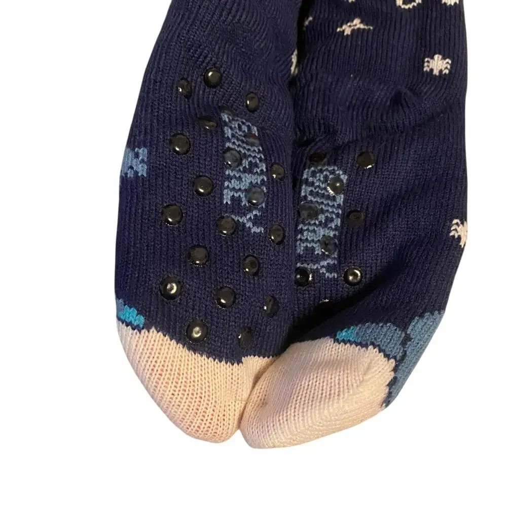 NWT Disney Lilo and Stitch (4-10) Adult Christmas Thick Socks w/ Non-Slip Soles